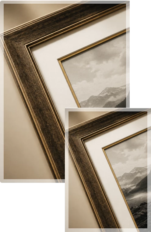 Close up of fine art print texture