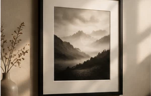 Protective black frame corner
